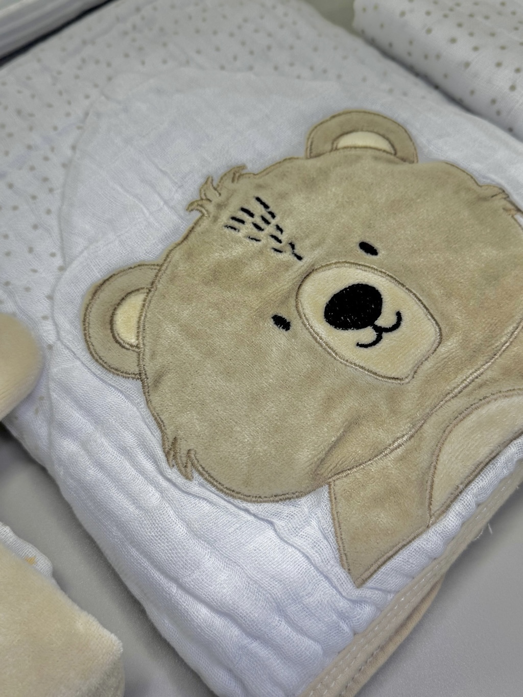 kit enxoval ursinho 7 peças - Imagem 6