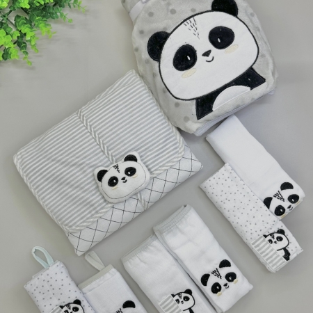 kit enxoval bebe panda