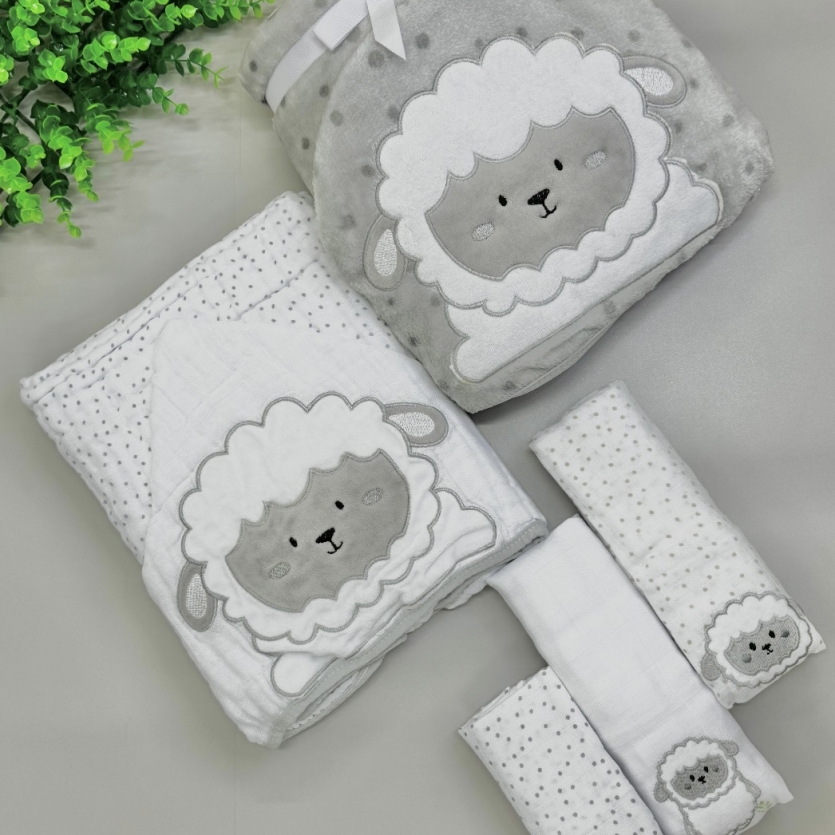 kit enxoval ovelhinha