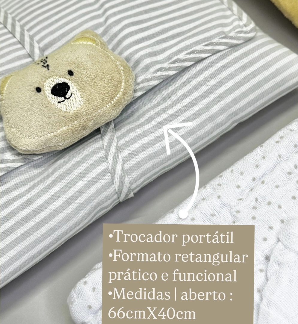 kit enxoval ursinho 7 peças - Imagem 8