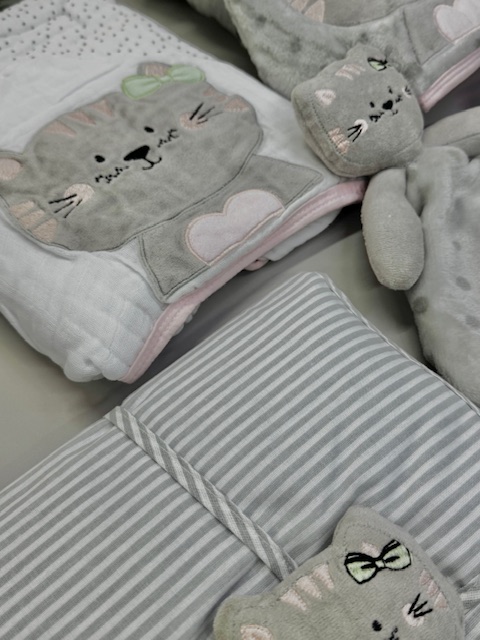 kit enxoval gatinha 5 peças - Imagem 16