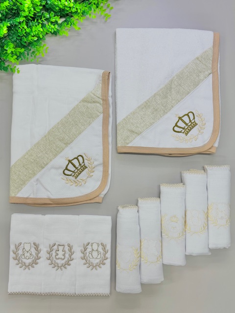 Kit Enxoval Realeza 10 peças