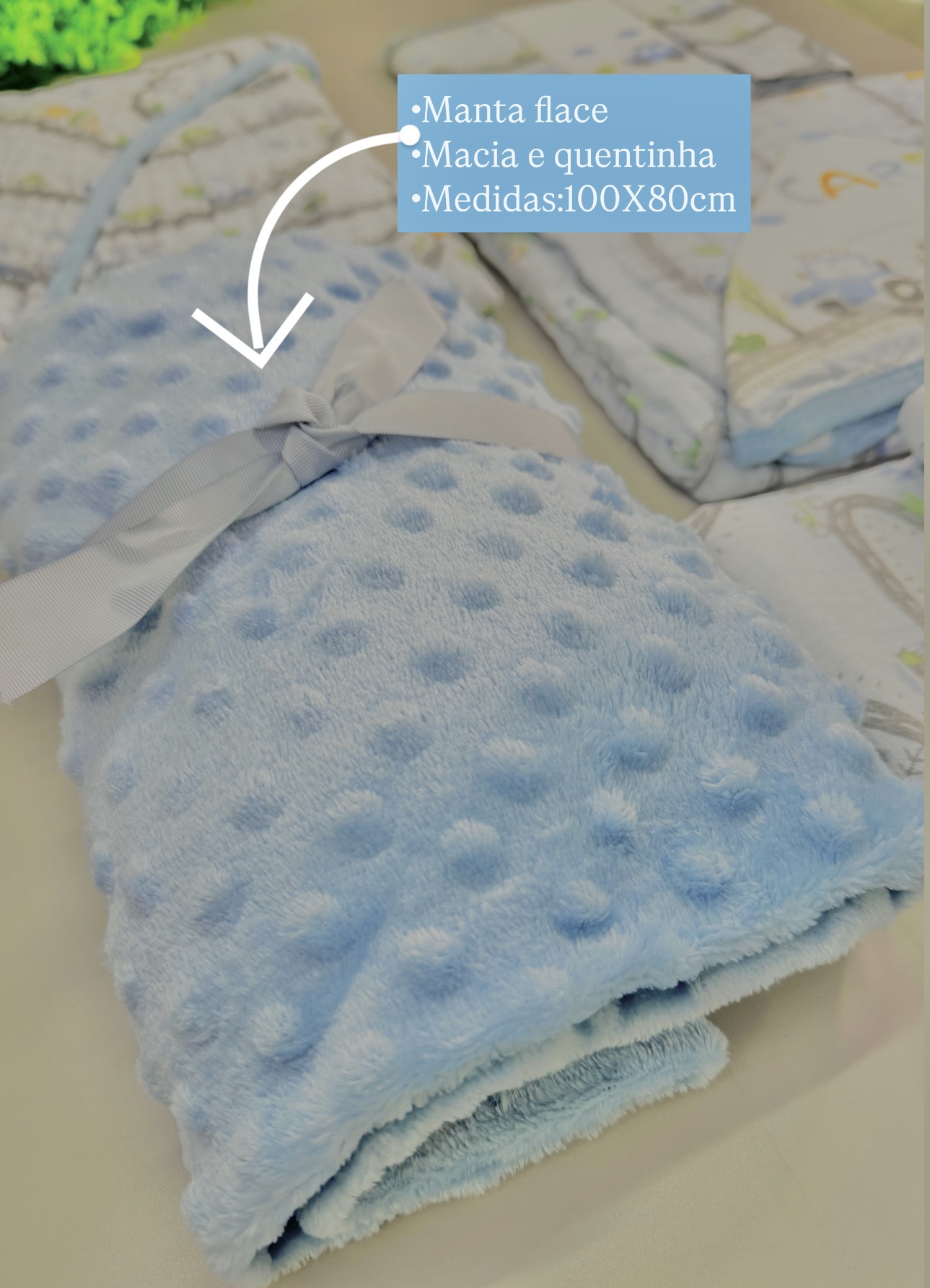 Kit enxoval Tema Carrinho 8 peças - Imagem 3