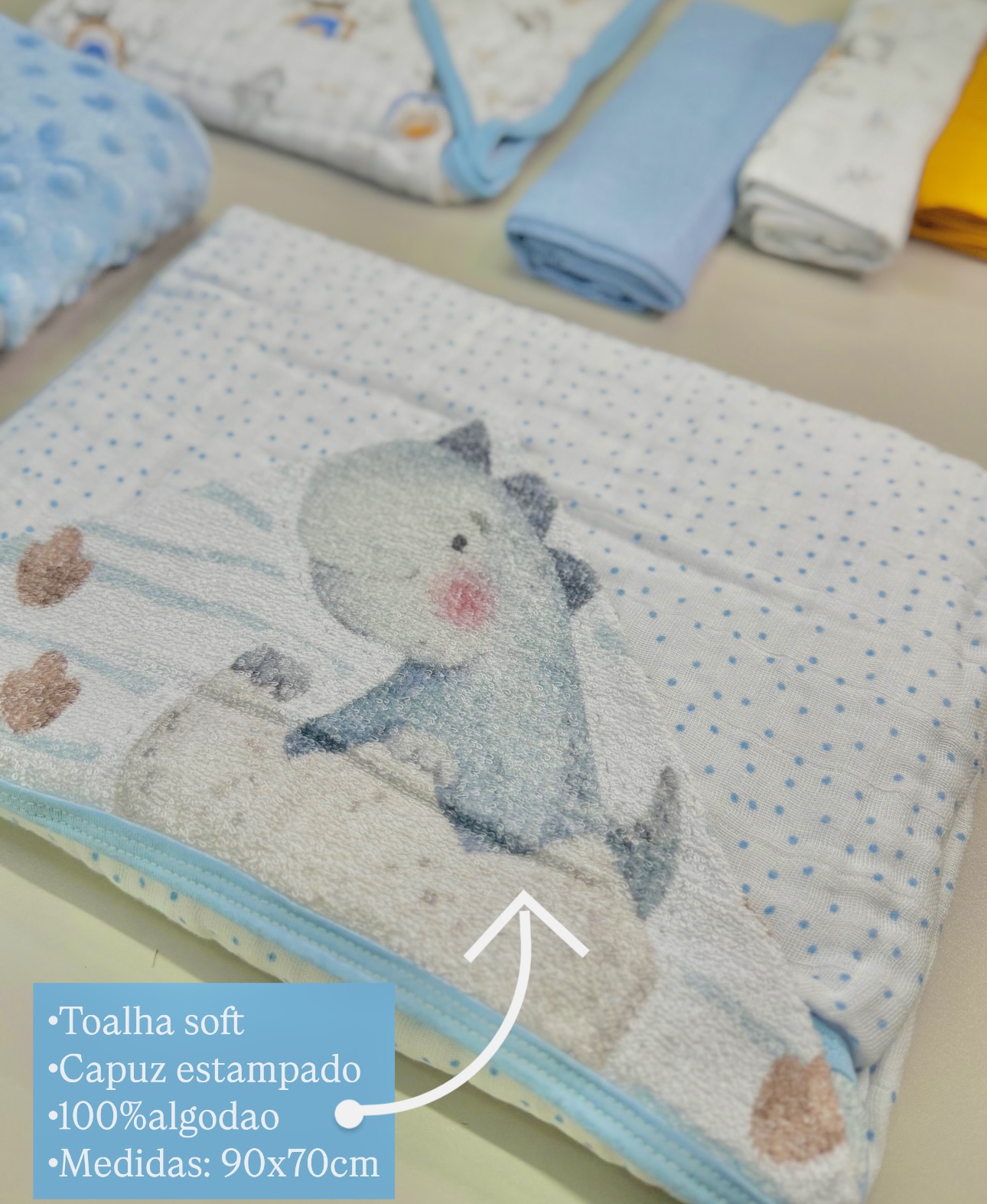 Kit enxoval Dino Baby - 6 peças - Imagem 2