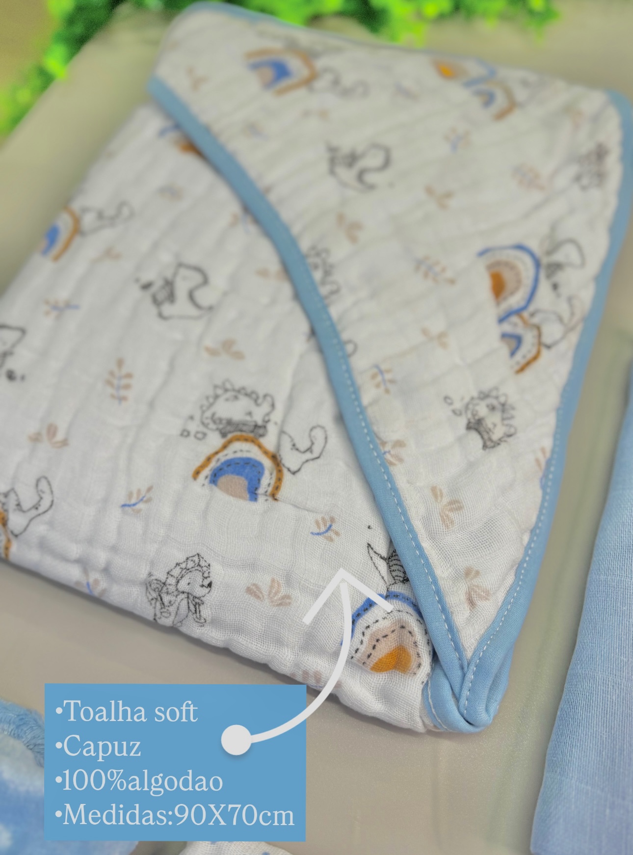 Kit enxoval Dino Baby - 6 peças - Imagem 4