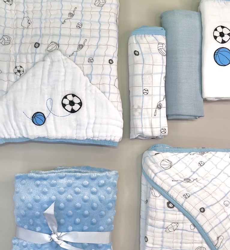 Kit enxoval Futebol 7 peças