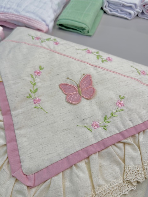 kit enxoval borboleta 7 peças - Imagem 11