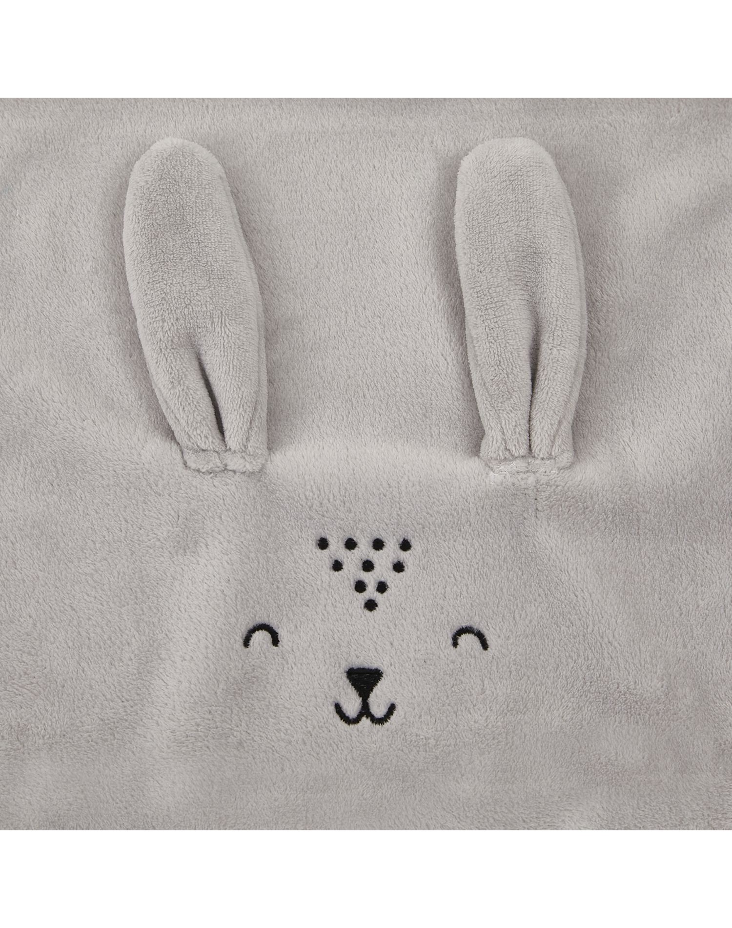 kit 2 peças cobertor+toalha l capuz de bichinhos - Imagem 6