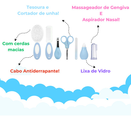 kit higiene 7 peças pimpolho - Imagem 3