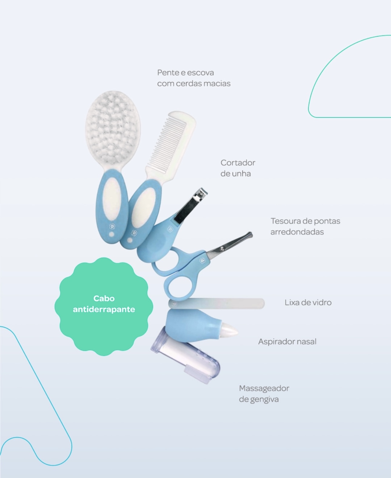 kit higiene 7 peças pimpolho - Imagem 4