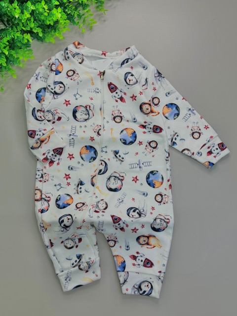 Kit 3 macacão de zíper Astronauta| TAM P - Imagem 3