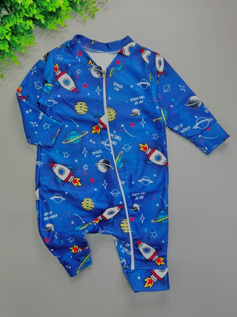 Kit 3 macacão de zíper Astronauta| TAM P - Imagem 5