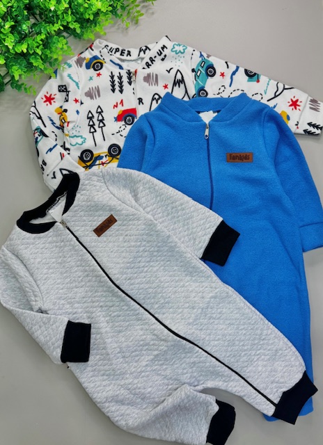 Kit 3 macacão de zíper Carros| TAM M