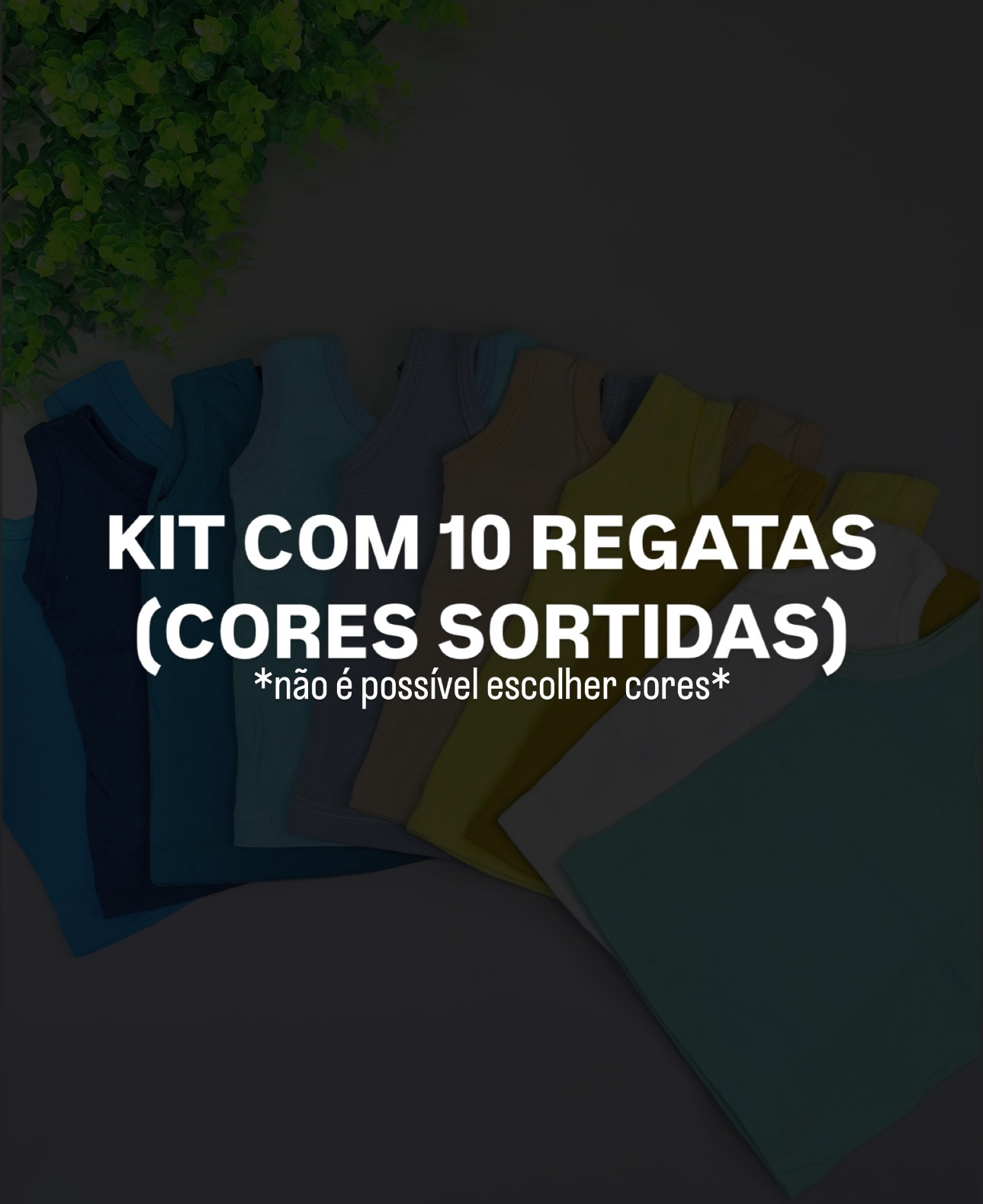 10 Regatas femininas-kit 10 peças - Cores Sortidas - Imagem 2