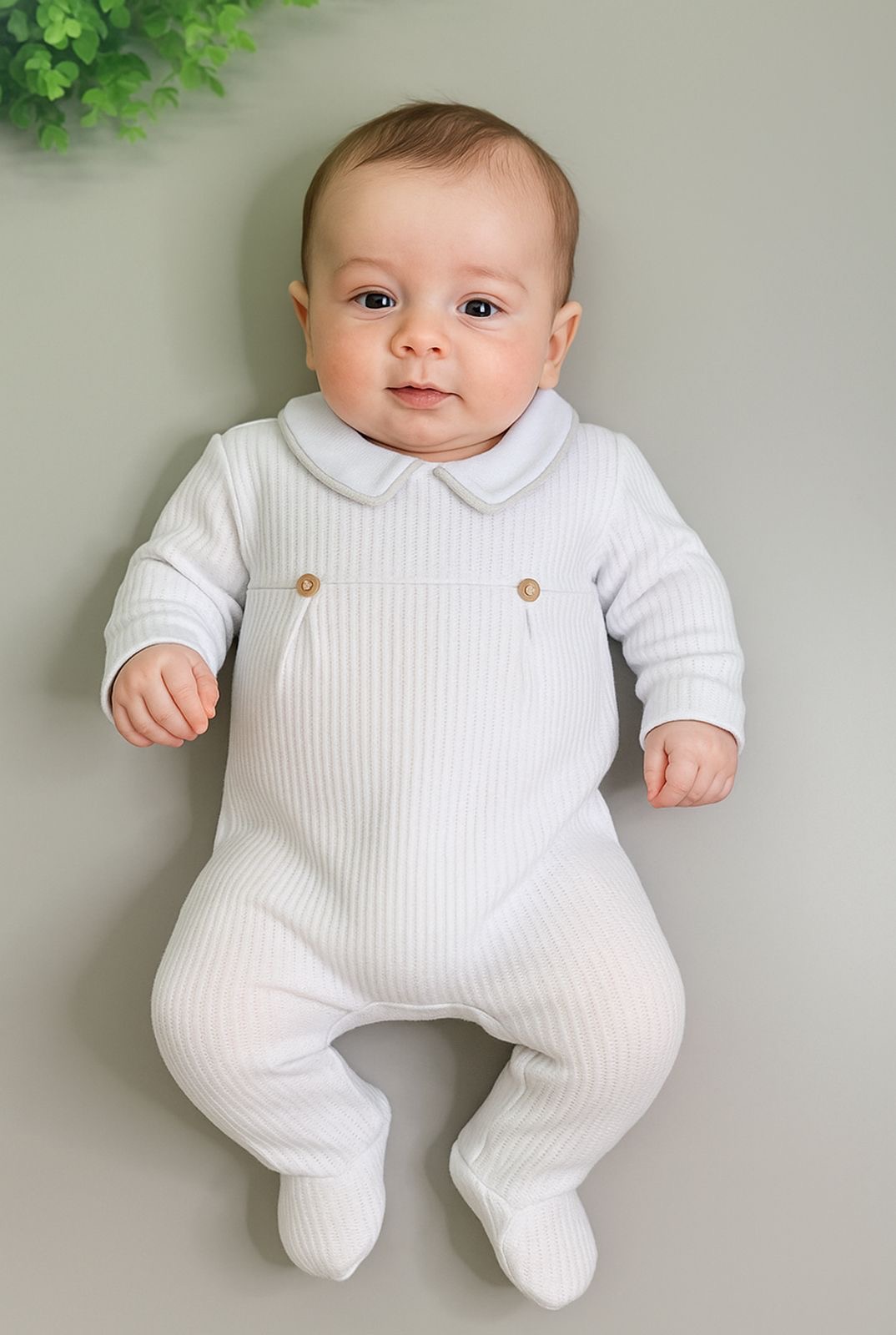 Macacão Tilly Baby Clássico Branco