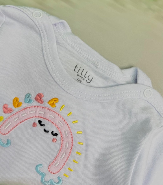 Conjunto Body + Calça Tilly Baby Arco Iris| TAM: RN - Imagem 4