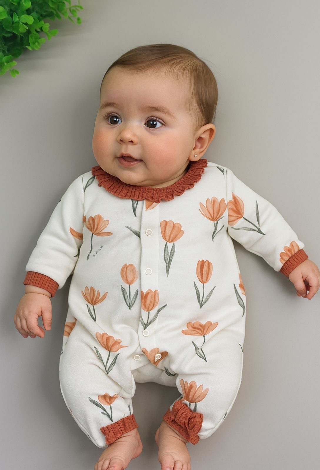 Macacão Tilly Baby de Florzinha| TAM: RN