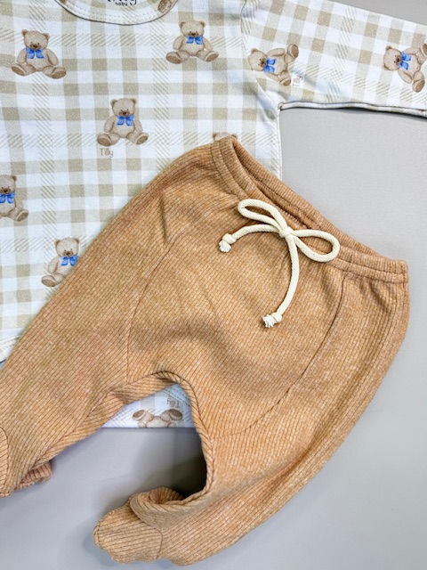 Conjunto Body + Calça Ursinho Tilly Baby| TAM: RN - Imagem 6