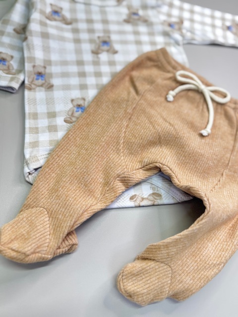 Conjunto Body + Calça Ursinho Tilly Baby| TAM: RN - Imagem 4