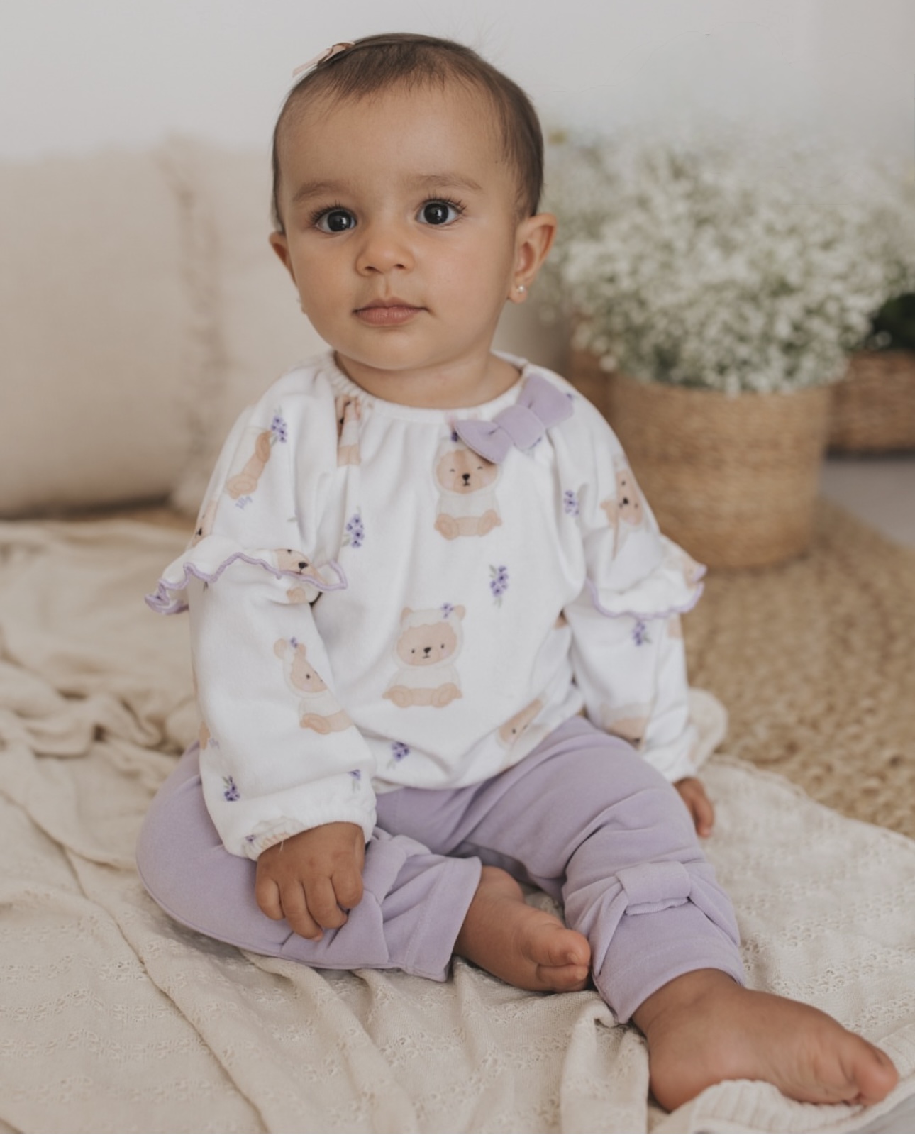 Conjunto Tilly Baby Blusa e Calça Bichinhos Encantados-TAM: M - Imagem 4