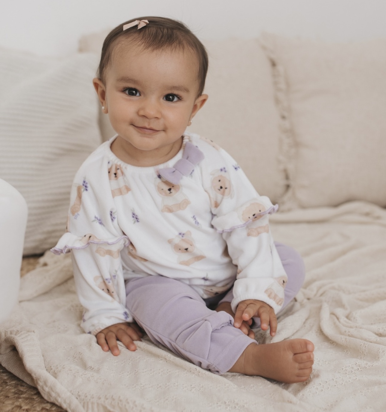 Conjunto Tilly Baby Blusa e Calça Bichinhos Encantados-TAM: M - Imagem 3