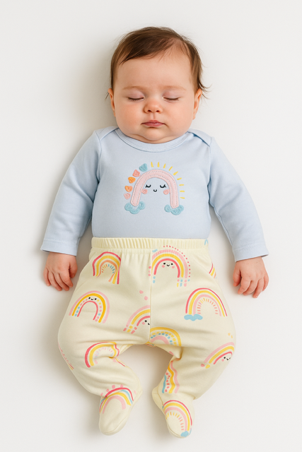 Conjunto Body + Calça Tilly Baby Arco Iris| TAM: RN