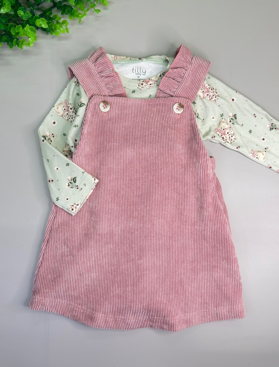 Jardineira + Body estampado Tilly-TAM:M - Imagem 6