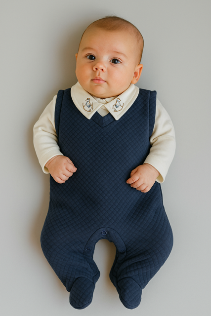 Macacão estiloso matalasse cavalinho 2 peças – RN Tilly Baby