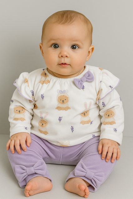 Conjunto Tilly Baby Blusa e Calça Bichinhos Encantados-TAM: M