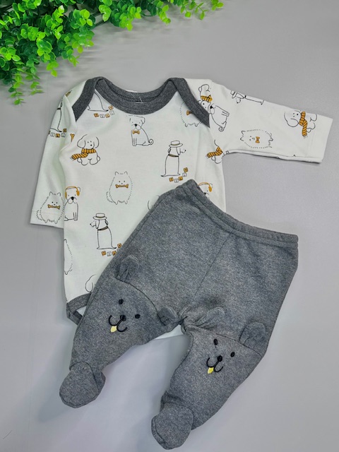 Conjunto Body + Calça Cachorrinho Tilly| TAM: RN - Imagem 2