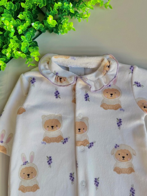 Macacão Tilly Baby - Ursinhos com Orelhinhas| TAM:RN - Imagem 3