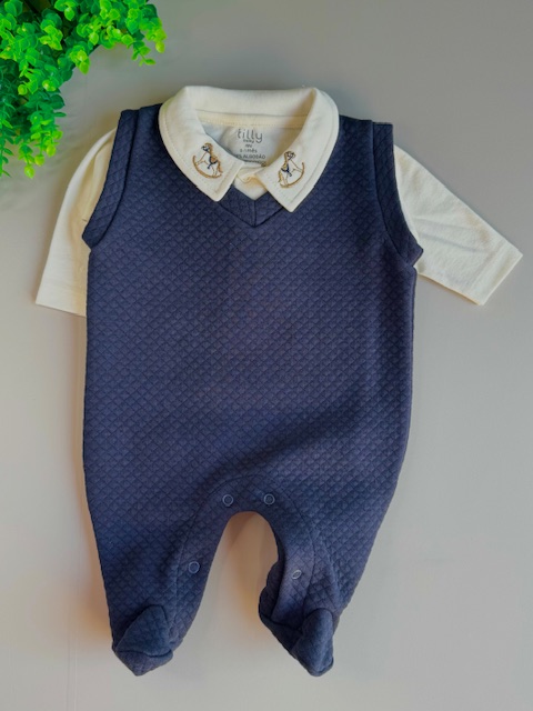 Macacão estiloso matalasse cavalinho 2 peças – RN Tilly Baby - Imagem 6