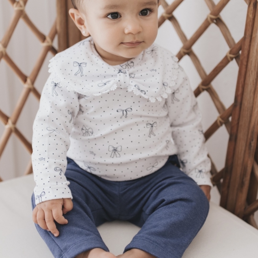 Conjunto Body + Calça Tilly Baby Azul| TAM: RN