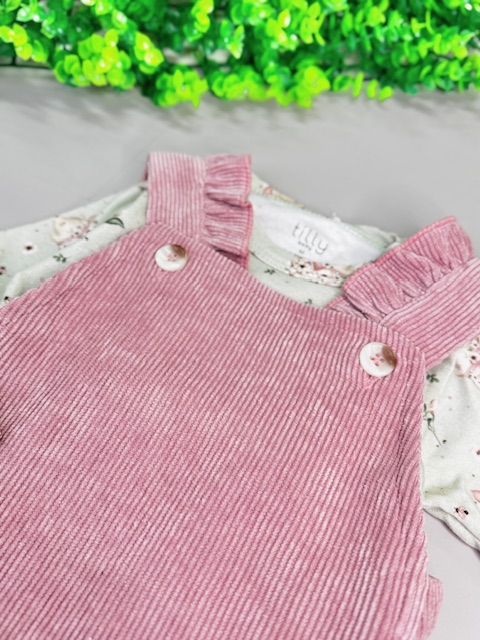 Jardineira + Body estampado Tilly-TAM:M - Imagem 4