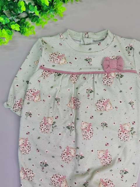 Macacão estampa floral e porco espinho Tilly| TAM: RN - Imagem 4