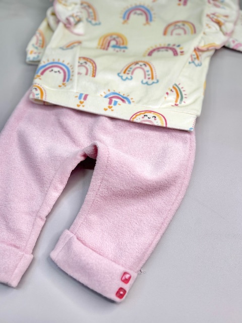 Conjunto Tilly Baby Blusa e Calça Arco-Íris-TAM: M - Imagem 4