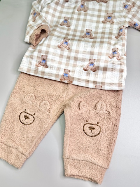 Conjunto Tilly Baby Blusa e Calça Ursinho-TAM:M - Imagem 6