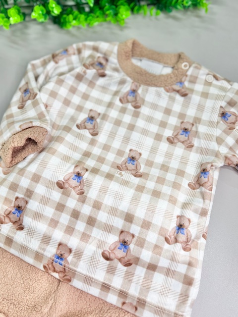 Conjunto Tilly Baby Blusa e Calça Ursinho-TAM:M - Imagem 4