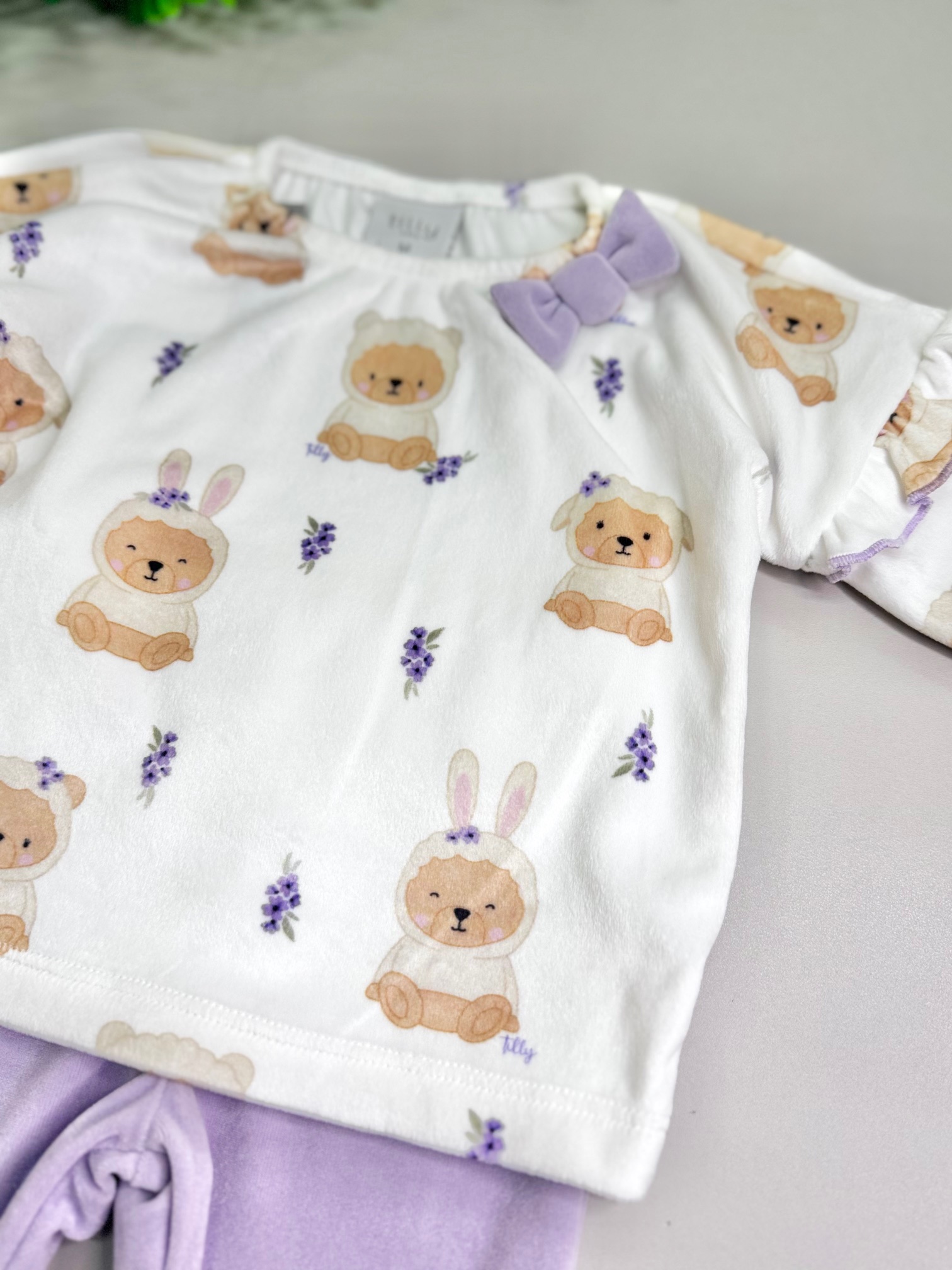 Conjunto Tilly Baby Blusa e Calça Bichinhos Encantados-TAM: M - Imagem 2