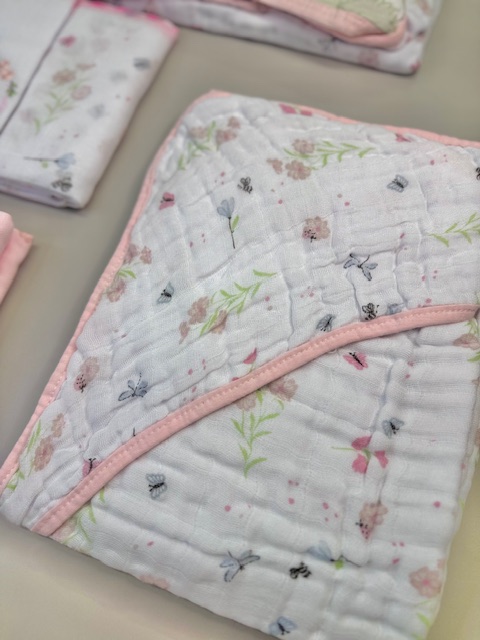 Kit Enxoval Bebê 7 Peças – Tema Borboleta – - Imagem 3