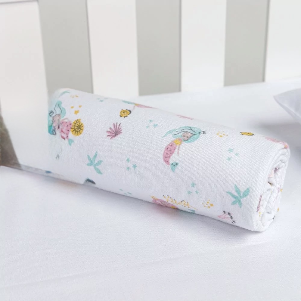 Kit Enxoval Bebê 6 Peças – Tema sereia – - Imagem 6