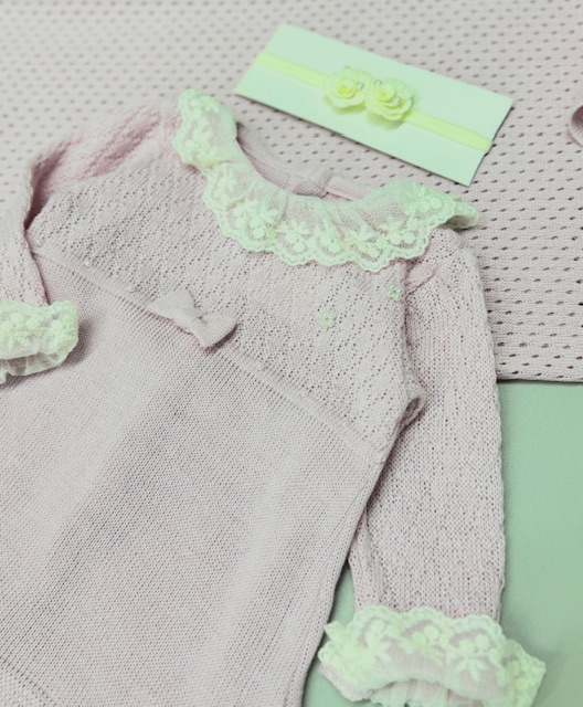 saida maternidade trico luxo-4 peças - Imagem 3