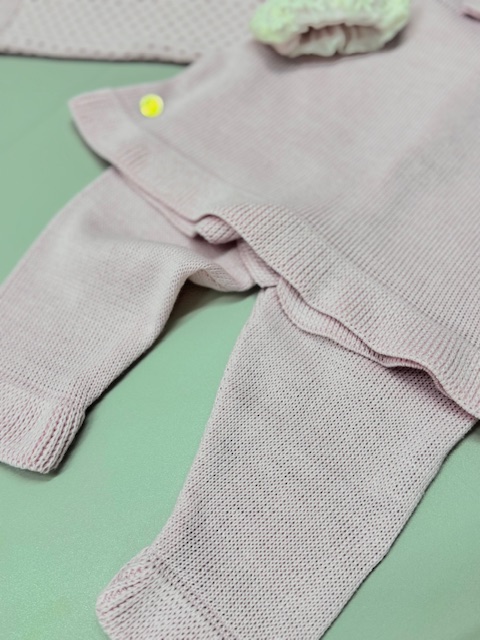 saida maternidade trico luxo-4 peças - Imagem 6