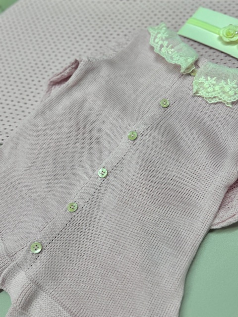 saida maternidade trico luxo-4 peças - Imagem 11