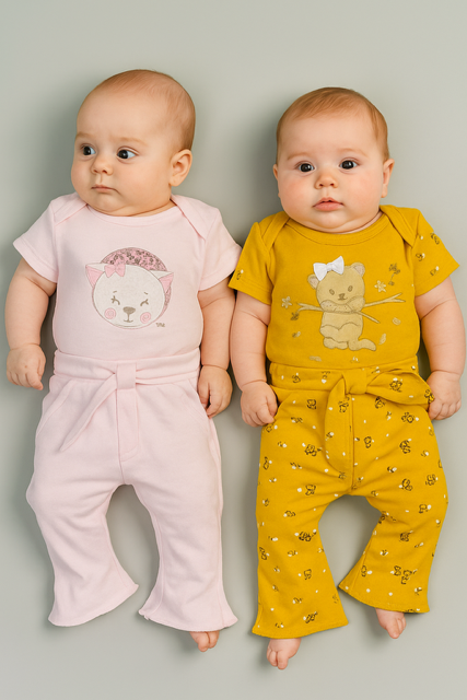 Kit 4 Peças 2 conjuntos– Conforto, Estilo e Qualidade