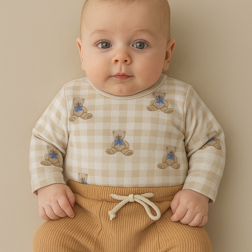 Conjunto Body + Calça Ursinho Tilly Baby| TAM: RN