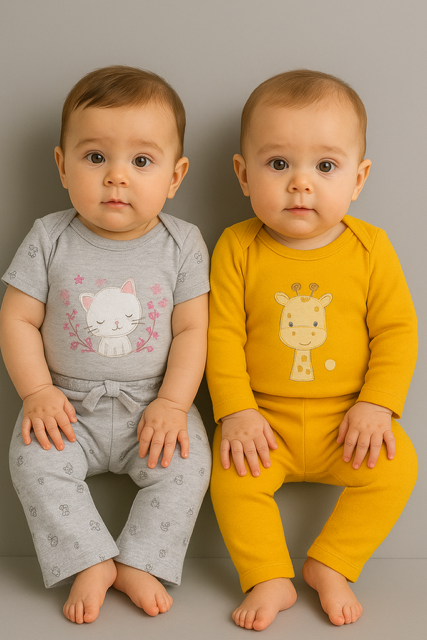 Kit 4 Peças 2 conjuntos– Conforto, Estilo e Qualidade