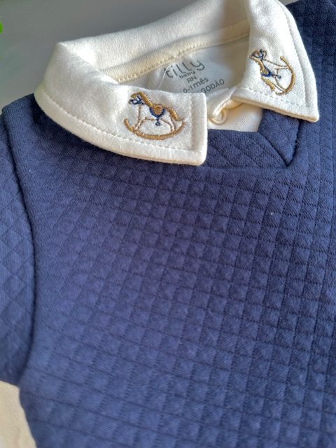 Macacão estiloso matalasse cavalinho 2 peças – RN Tilly Baby - Imagem 3