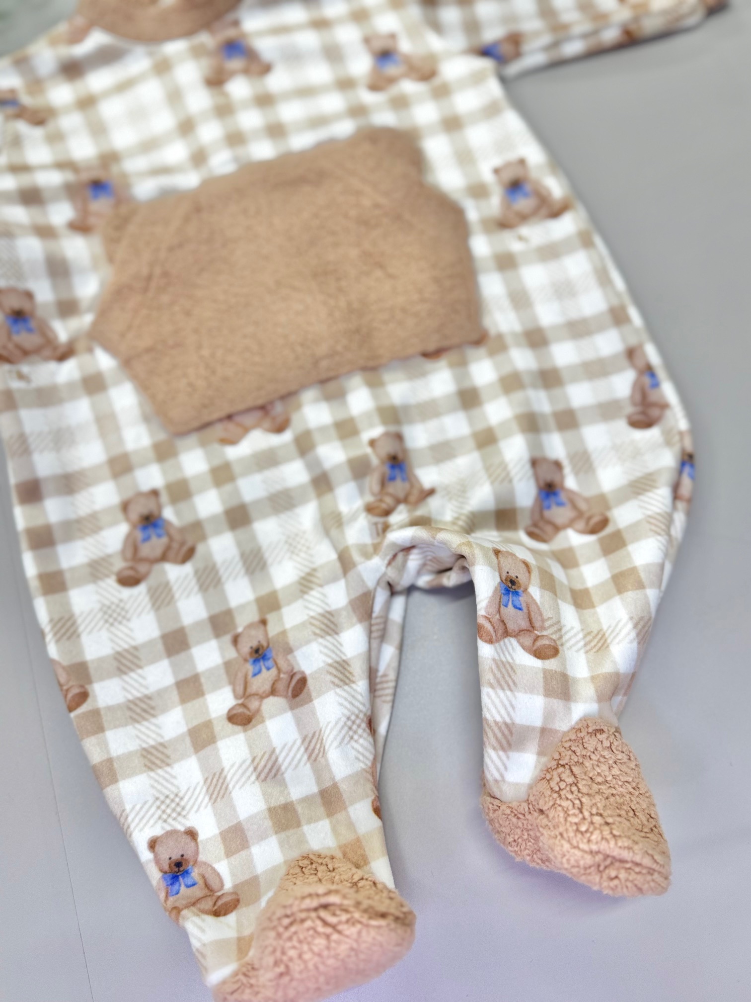 Macacão Plush com ursinho ted – RN-Tilly Baby - Imagem 4