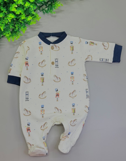 Macacão suedine premium cavalinhos – RN-Tilly Baby